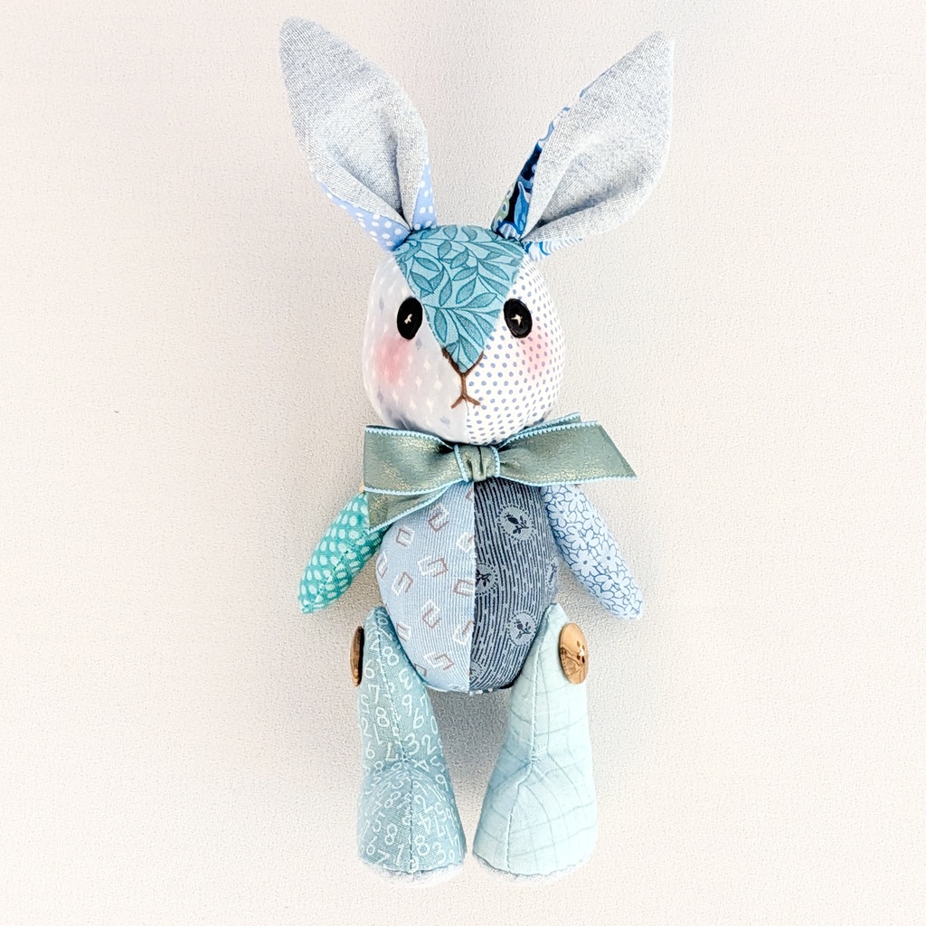 【ウサギMsize】パッチベイビー/ドール用ぬいぐるみ