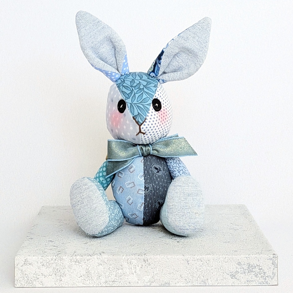 【ウサギMsize】パッチベイビー/ドール用ぬいぐるみ