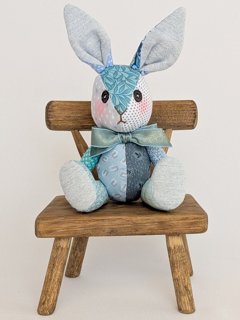 【ウサギMsize】パッチベイビー/ドール用ぬいぐるみ