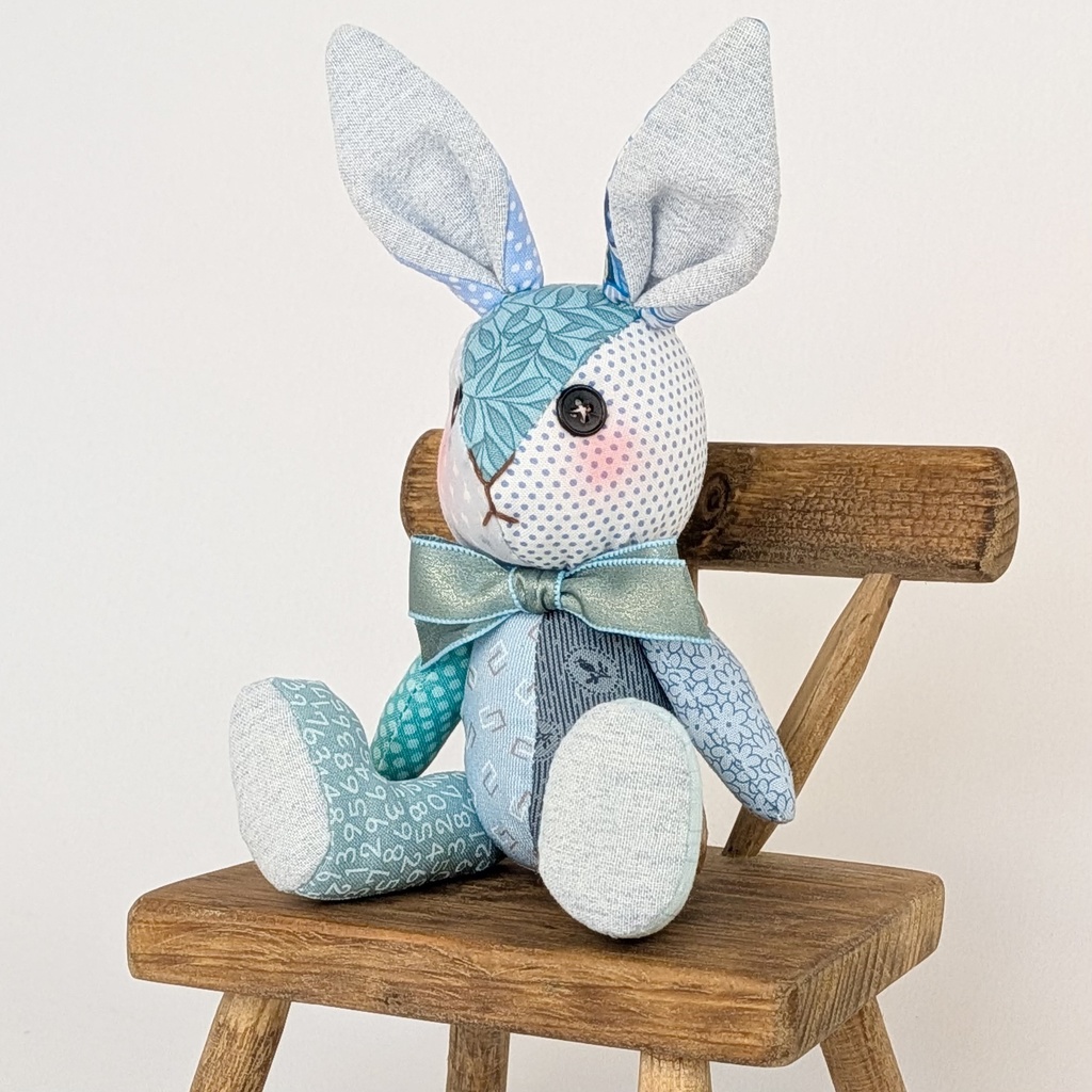 【ウサギMsize】パッチベイビー/ドール用ぬいぐるみ