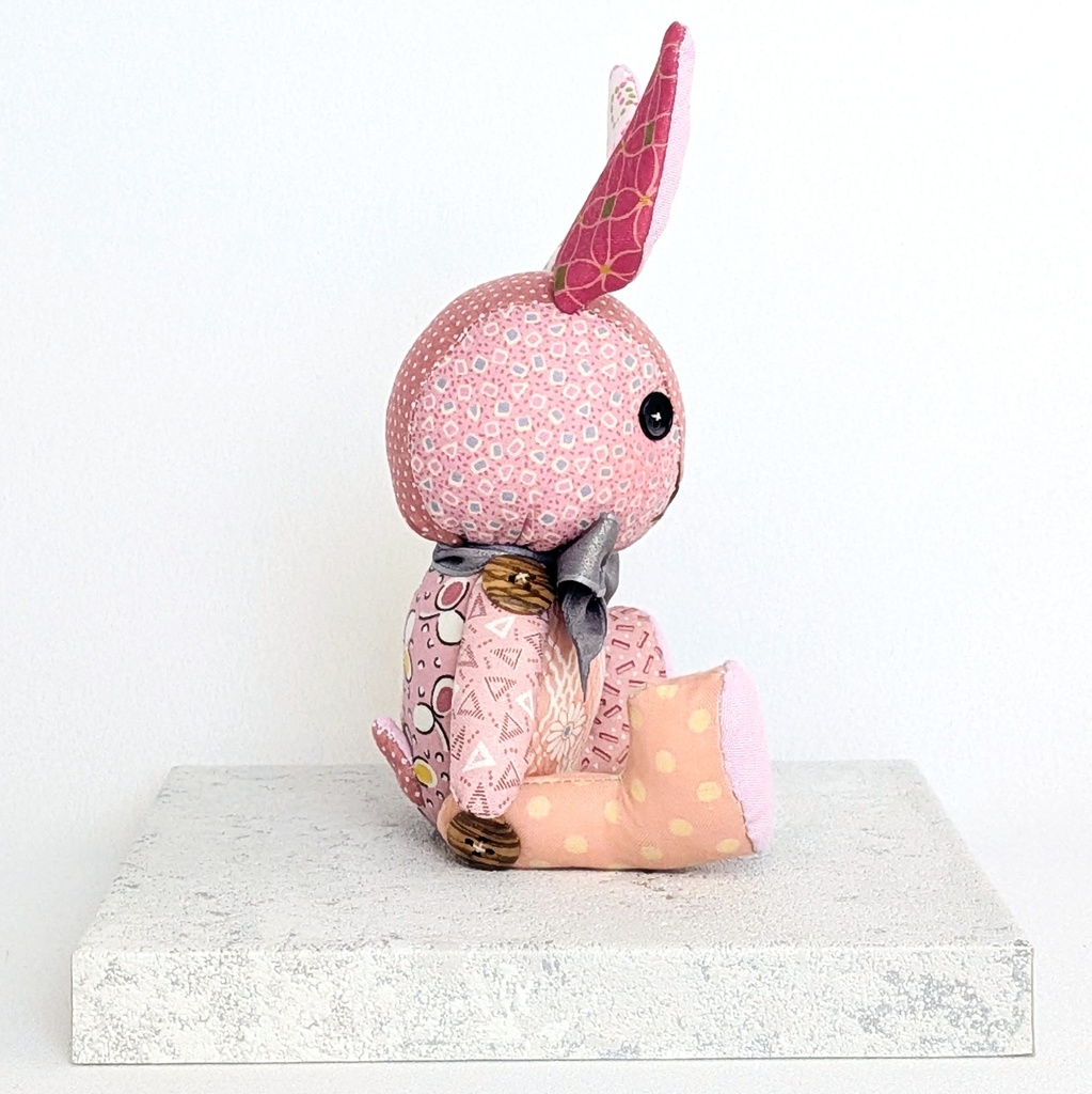 【ウサギMsize】パッチベイビー/ドール用ぬいぐるみ