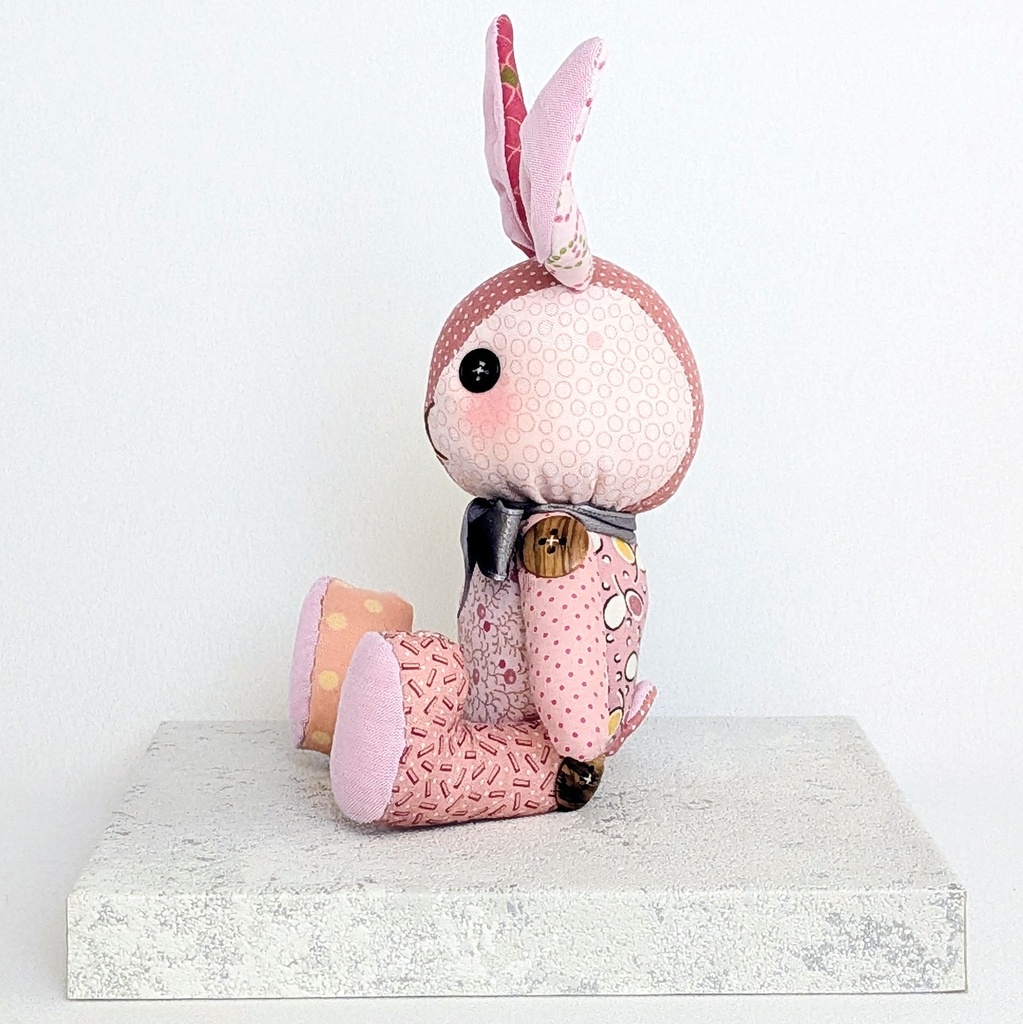 【ウサギMsize】パッチベイビー/ドール用ぬいぐるみ