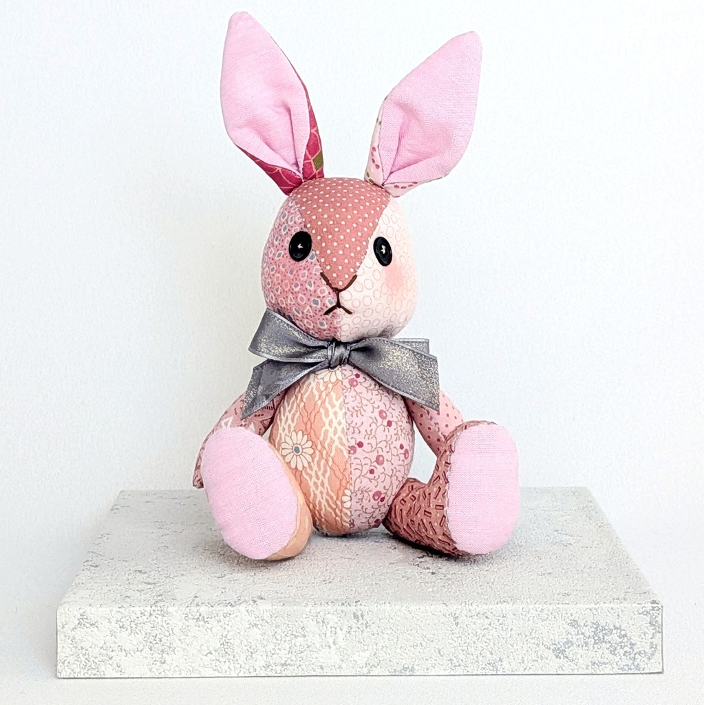 【ウサギMsize】パッチベイビー/ドール用ぬいぐるみ