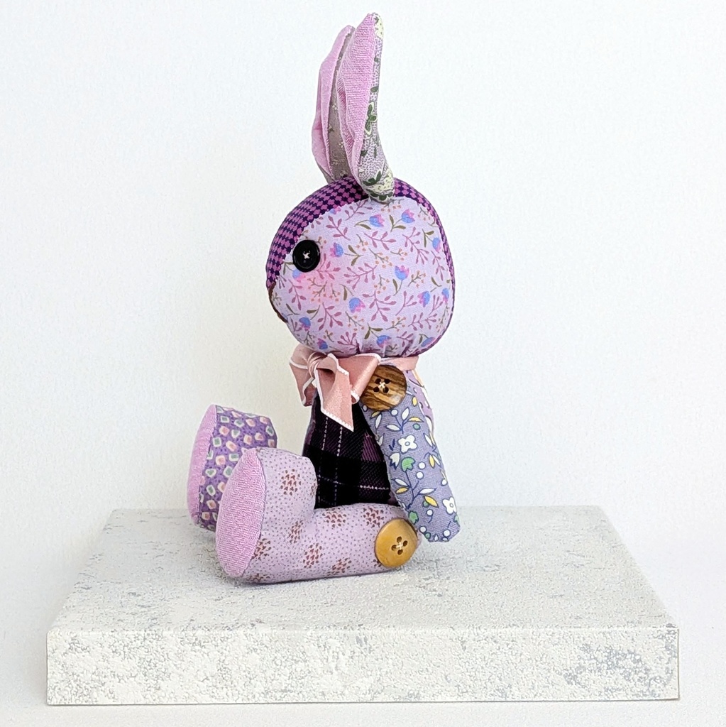 【ウサギMsize】パッチベイビー/ドール用ぬいぐるみ