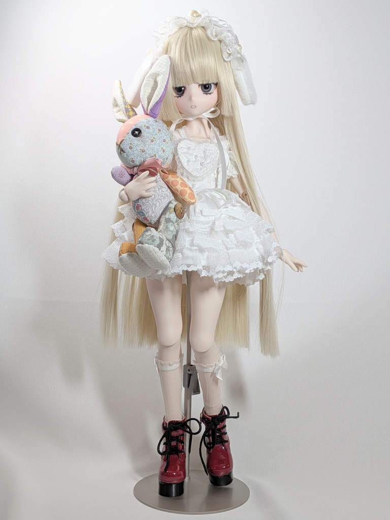 【ウサギMsize】パッチベイビー/ドール用ぬいぐるみ