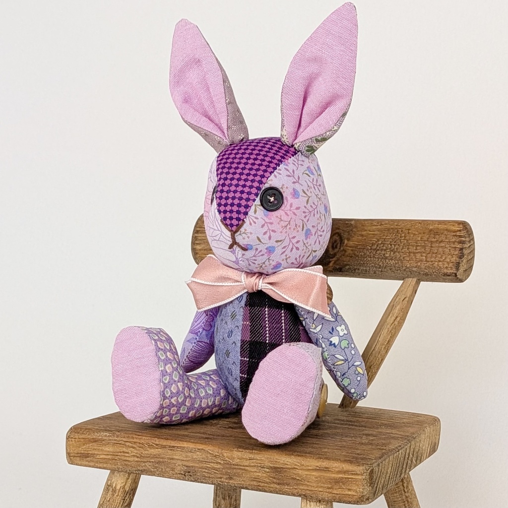 【ウサギMsize】パッチベイビー/ドール用ぬいぐるみ