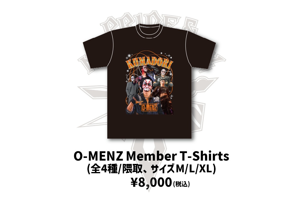 O-MENZ Member T-Shirts【隈取】