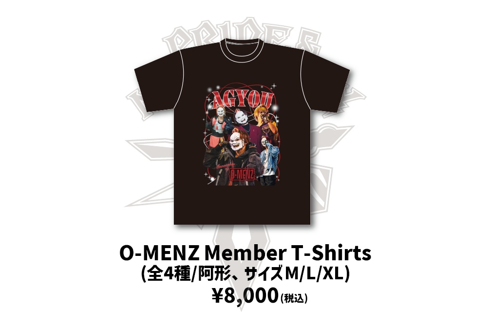 O-MENZ Member T-Shirts【阿形】
