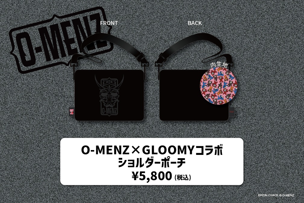 O-MENZ×GLOOMYコラボ ショルダーポーチ