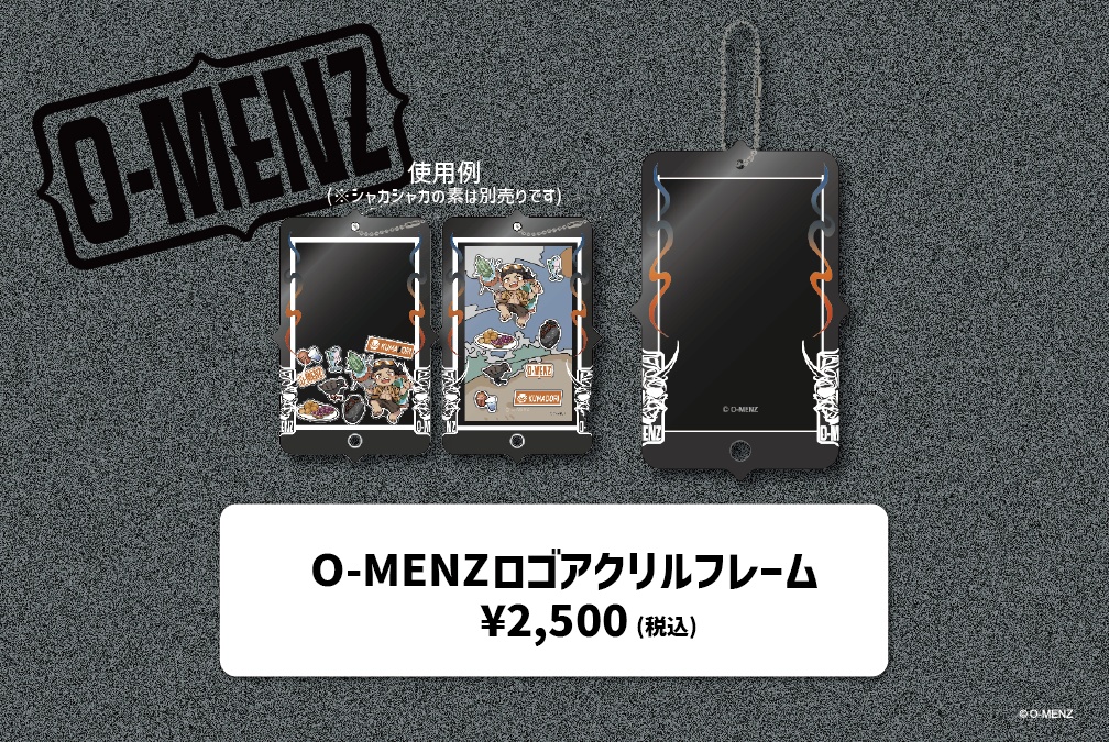 O-MENZ ロゴアクリルフレーム