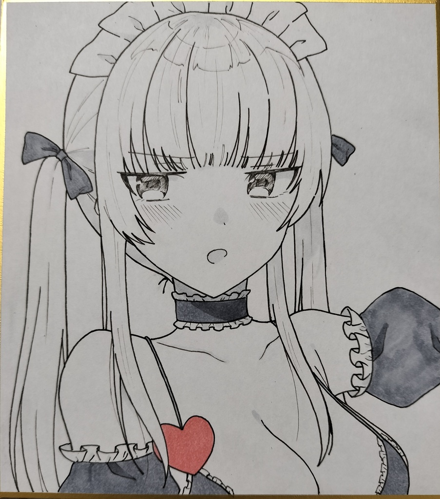 【オリジナル】メイドビキニのおんなのこ