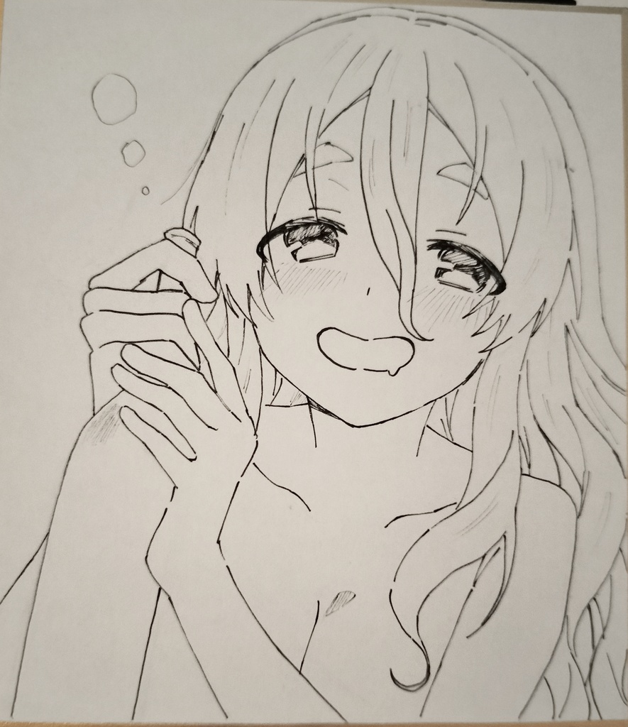 ポーラ線画色紙