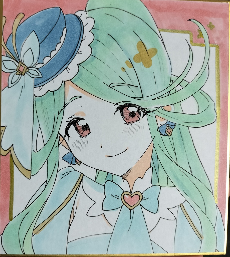 キュアエクレールミニ色紙