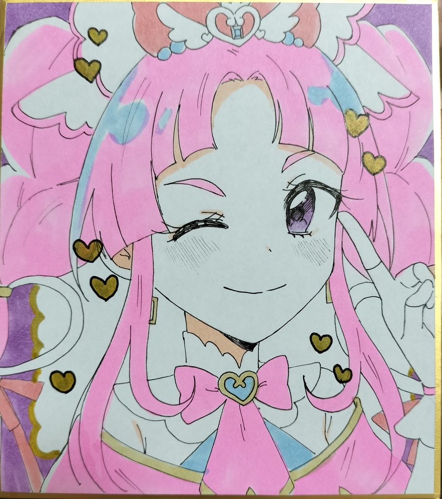 キュアミスティックミニ色紙