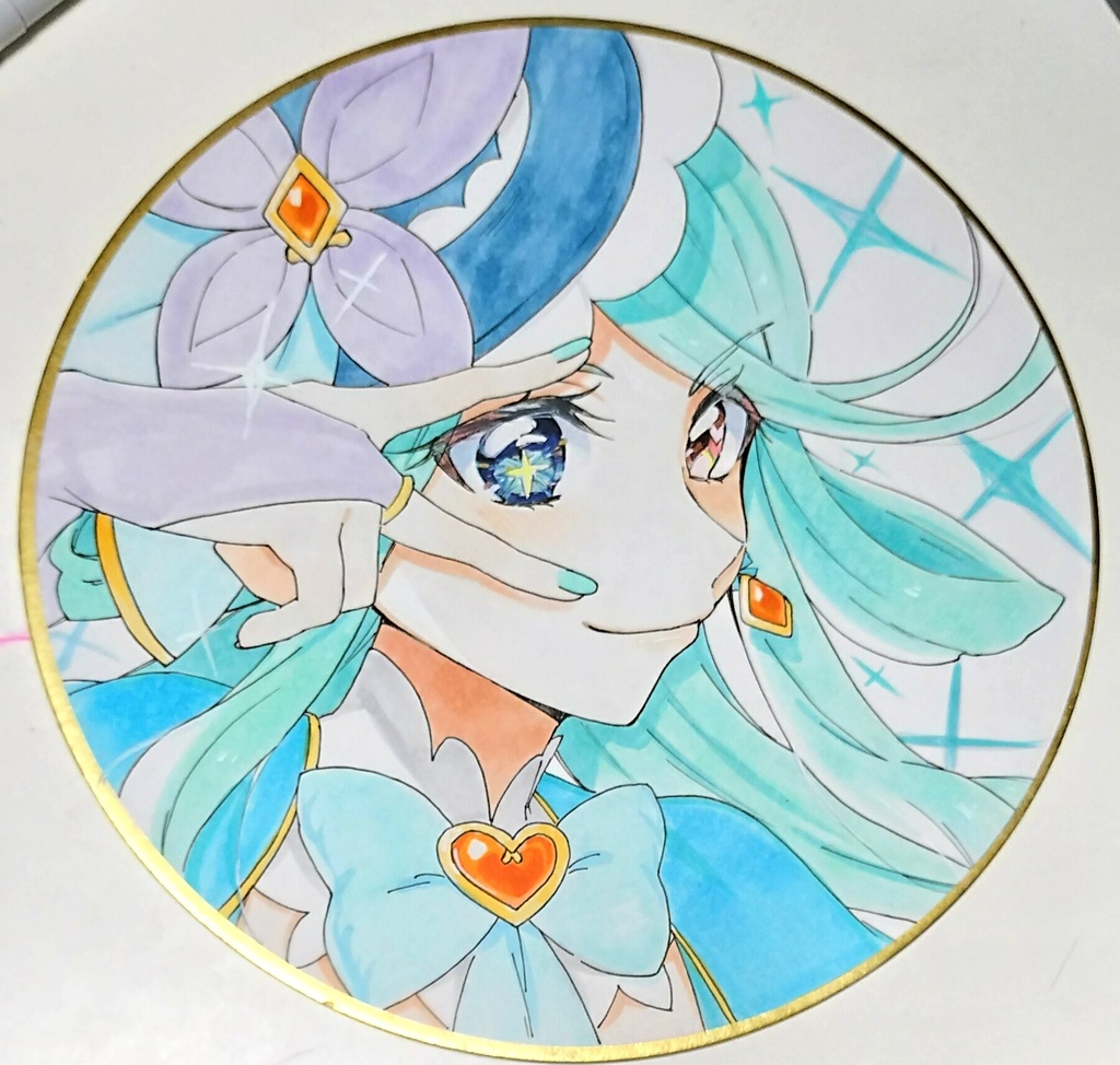 ｴｸﾚｰﾙ丸色紙