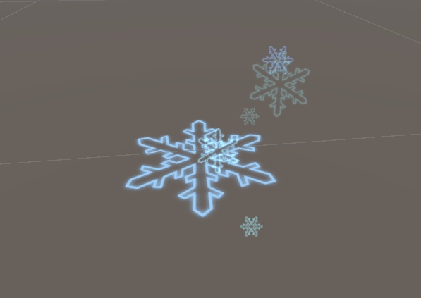 雪の足跡エフェクト