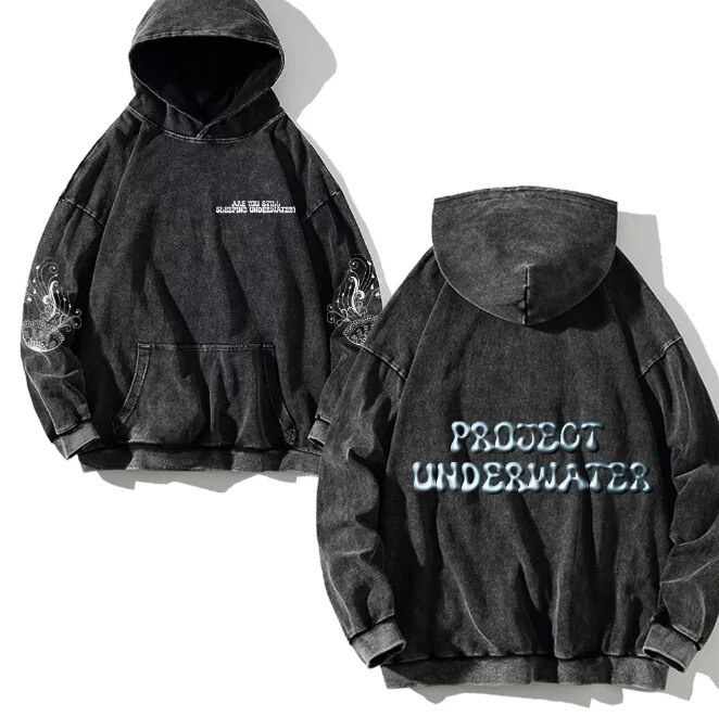 Project : UNDERWATER Washed Hoodie【受注生産】