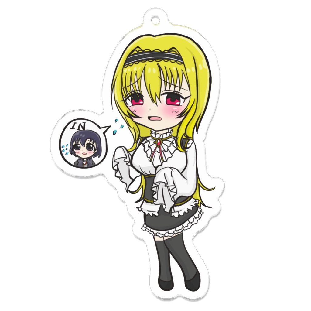 90.黒埼ちとせと入れ替わり 白菊ほたる アクリルキーホルダー【pixivFACTORY】