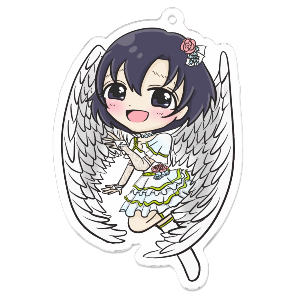 76.ただ､信じる道を+ 白菊ほたる アクリルキーホルダー【pixivFACTORY】