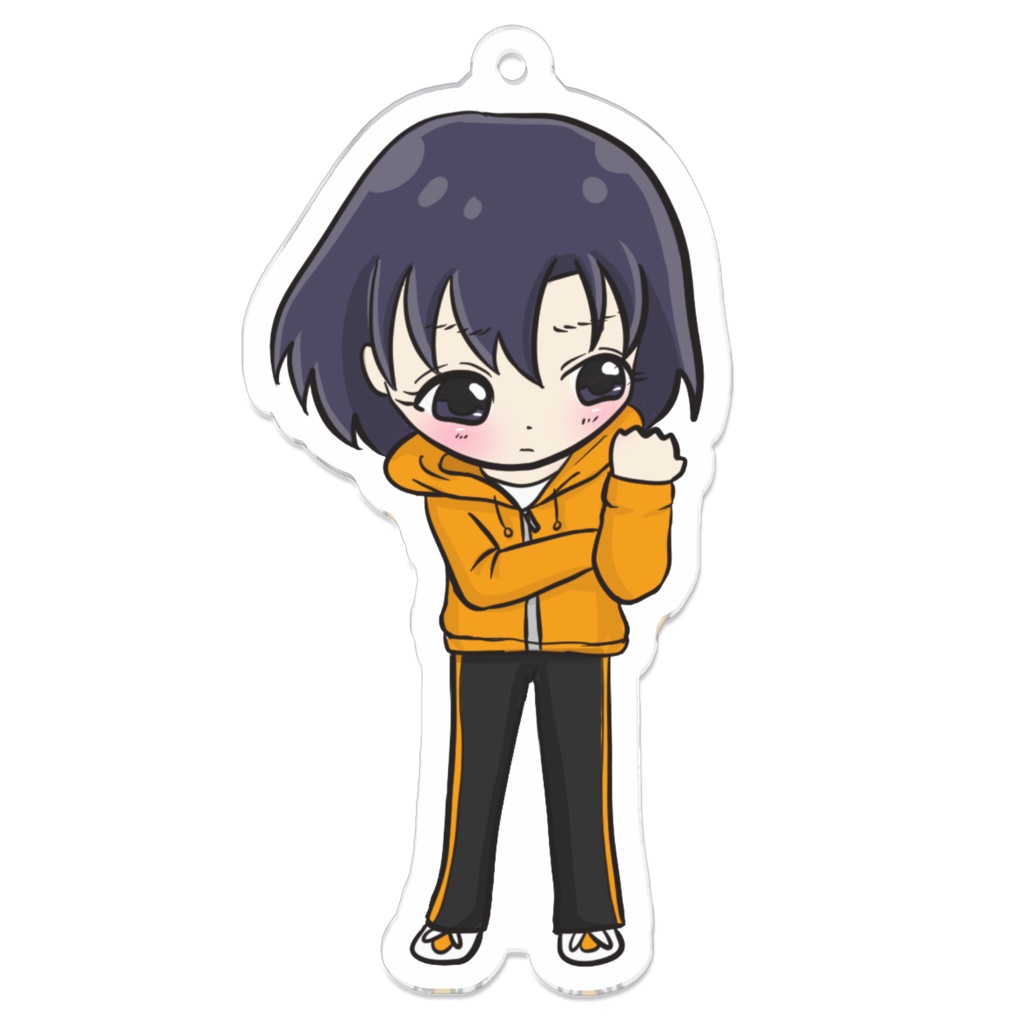 71.レッスンウェア ＜パーカー/ロング＞ 白菊ほたる アクリルキーホルダー【pixivFACTORY】