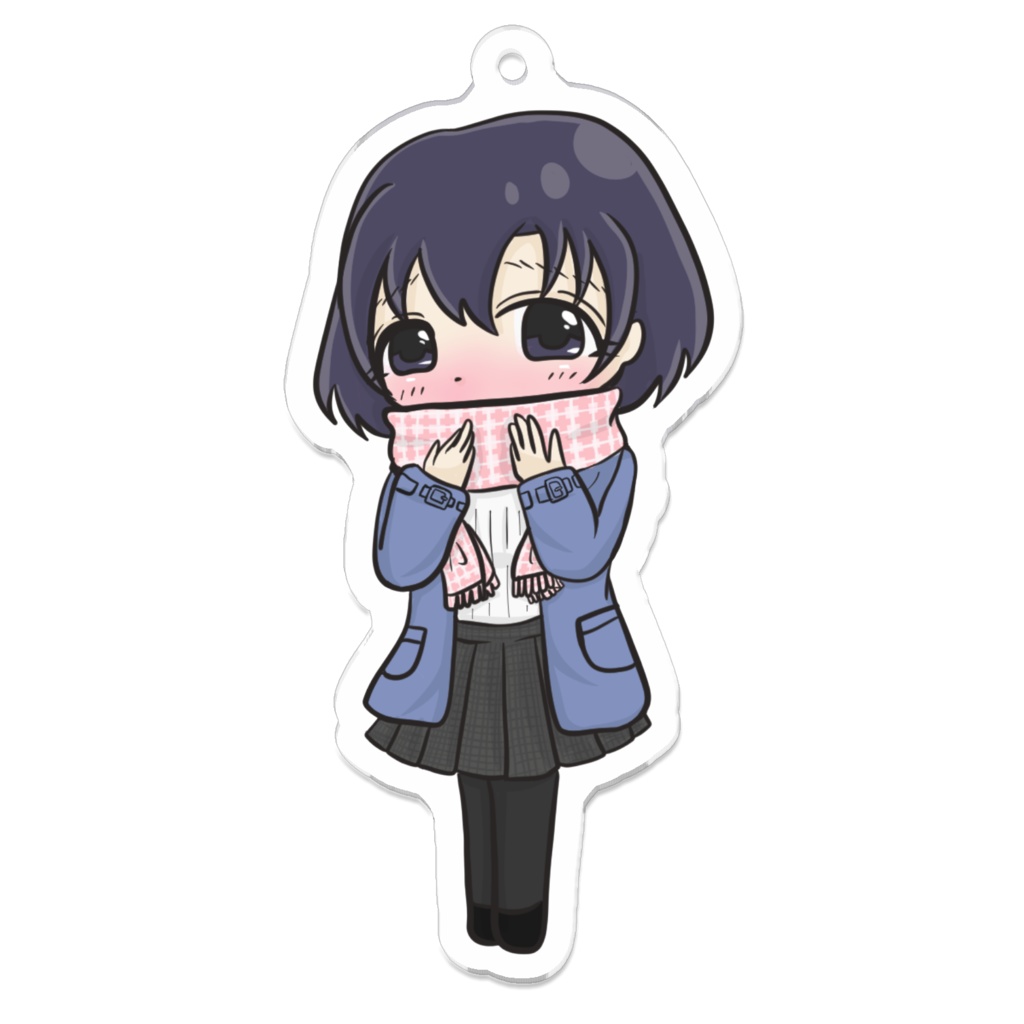 63.幸せの法則 ～ルール～ 私服 白菊ほたる アクリルキーホルダー【pixivFACTORY】