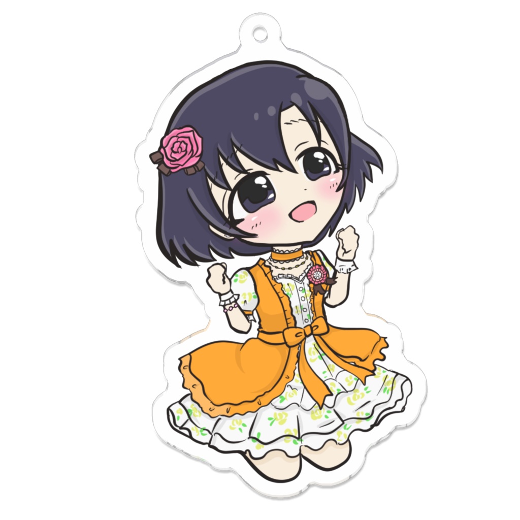 57.ファースト・ステップ 白菊ほたる アクリルキーホルダー【pixivFACTORY】