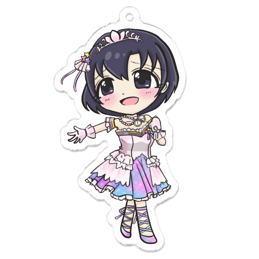 44.シンデレラドリーム 白菊ほたる アクリルキーホルダー【pixivFACTORY】