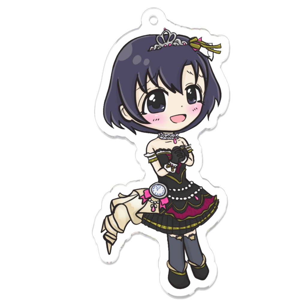 35.ディープスカイ・ブレイズ 白菊ほたる アクリルキーホルダー【pixivFACTORY】