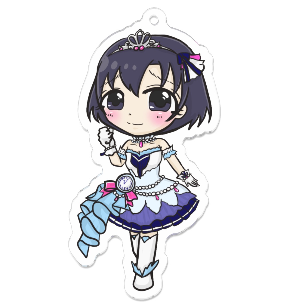 23.スターリースカイ・ブライト 白菊ほたる アクリルキーホルダー【pixivFACTORY】