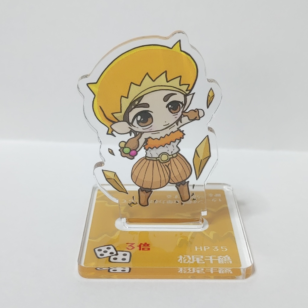 ダイスDEシンデレラ 4大精霊GBNS アクリルスタンド【匿名配送/あんしんBOOTHパック ネコポス】