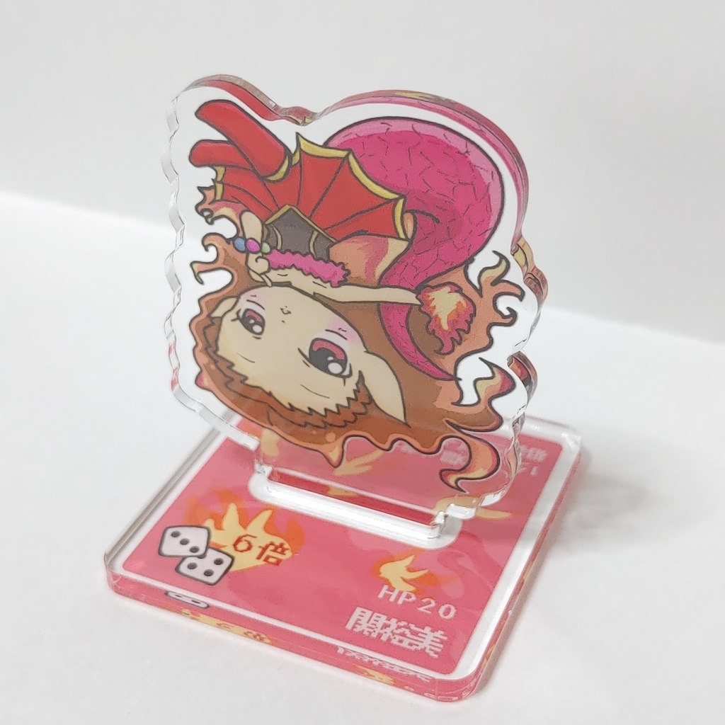 ダイスDEシンデレラ 4大精霊GBNS アクリルスタンド【匿名配送/あんしんBOOTHパック ネコポス】