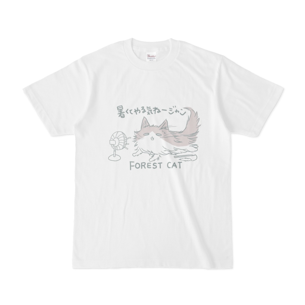ねこTシャツ(ノルウェージャンフォレストキャット)