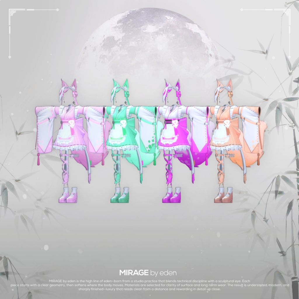 ✨SALE✨ Maid Kitsune メイド狐【17アバター対応】