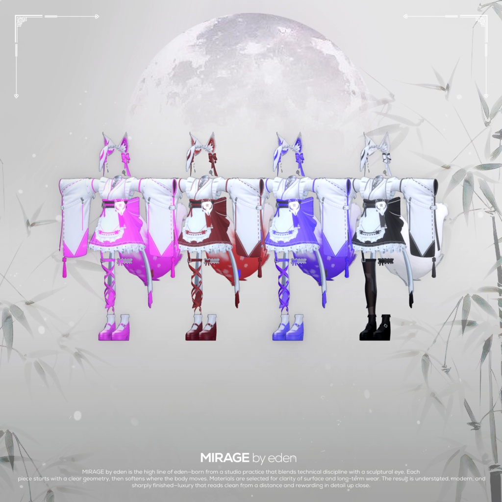 ✨SALE✨ Maid Kitsune メイド狐【17アバター対応】