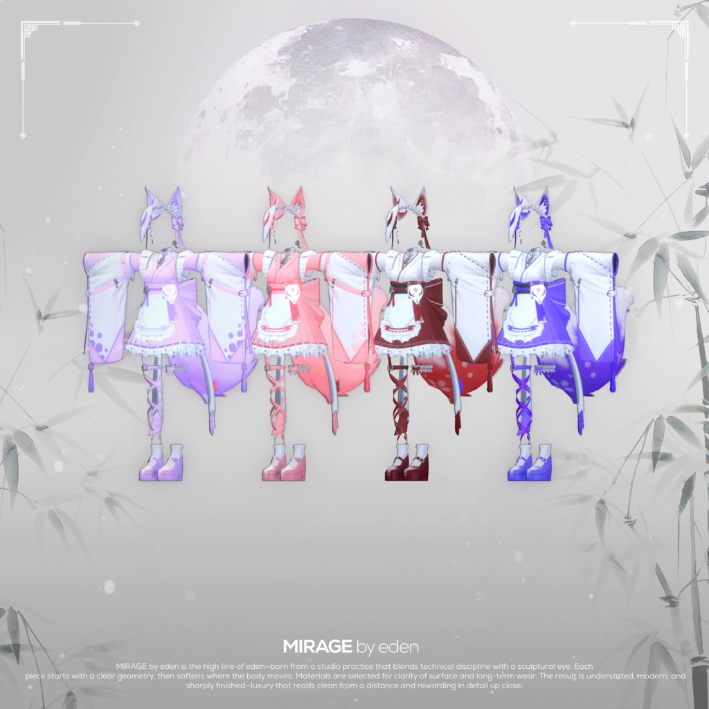 ✨SALE✨ Maid Kitsune メイド狐【17アバター対応】