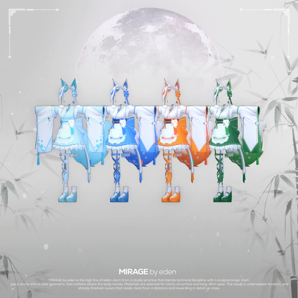 ✨SALE✨ Maid Kitsune メイド狐【17アバター対応】