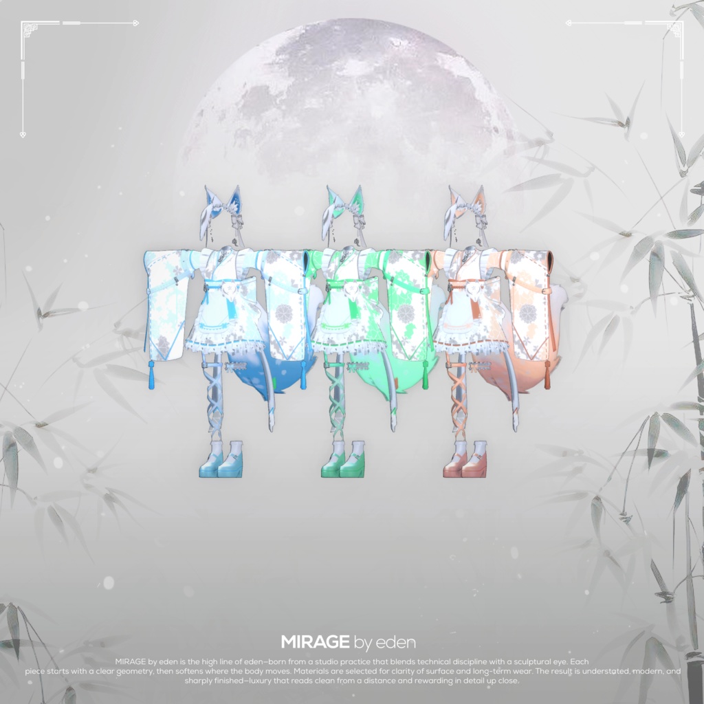 ✨SALE✨ Maid Kitsune メイド狐【17アバター対応】