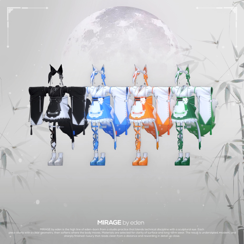 ✨SALE✨ Maid Kitsune メイド狐【17アバター対応】