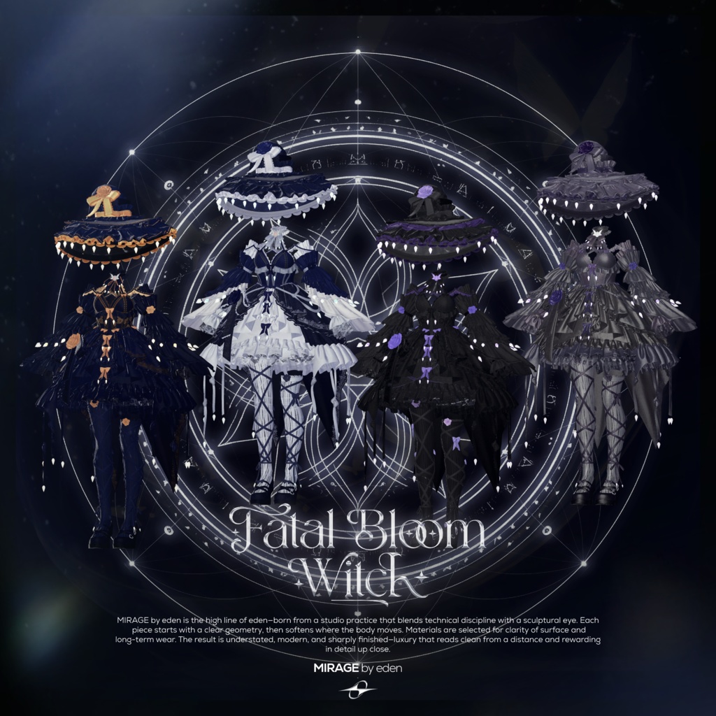 ✨セール中✨ Fatal Bloom Witch 【20アバター対応】