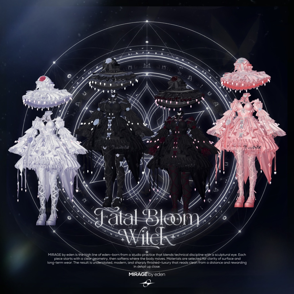 ✨セール中✨ Fatal Bloom Witch 【20アバター対応】