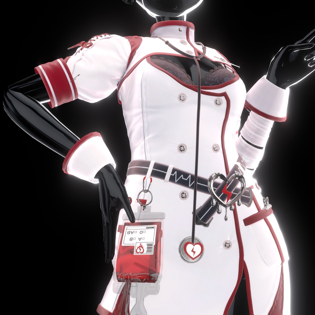 ✨セール中✨ Fragile_Nurse【20アバター対応】 🖤OPEN SALE🖤