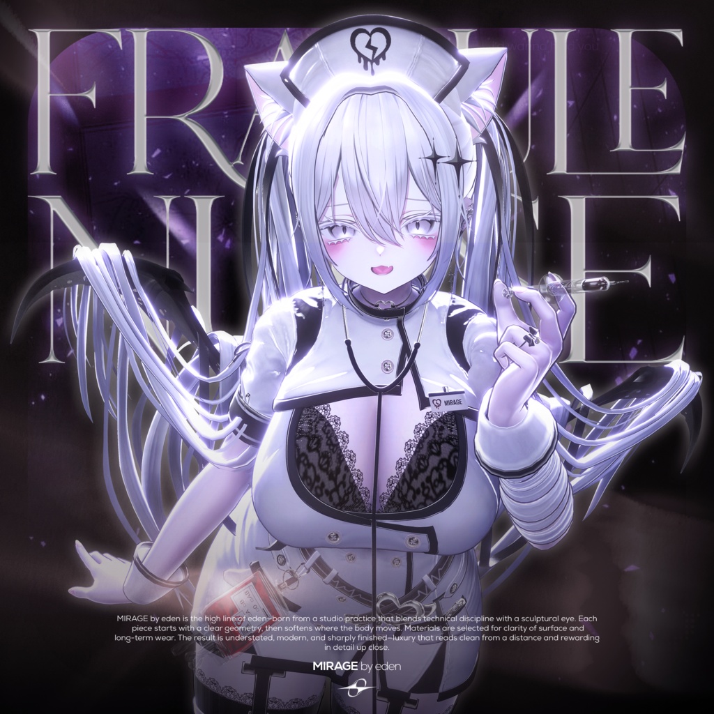 ✨セール中✨ Fragile_Nurse【20アバター対応】 🖤OPEN SALE🖤