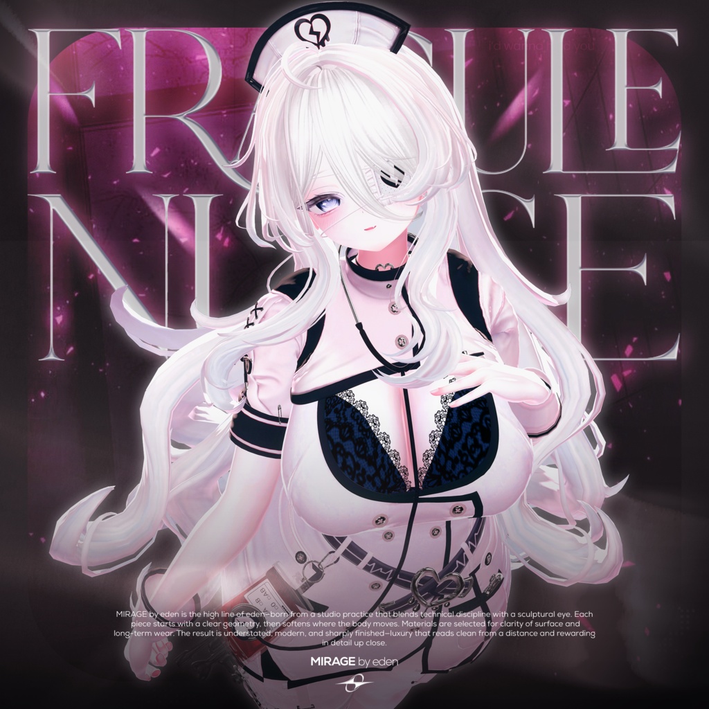 ✨セール中✨ Fragile_Nurse【20アバター対応】 🖤OPEN SALE🖤