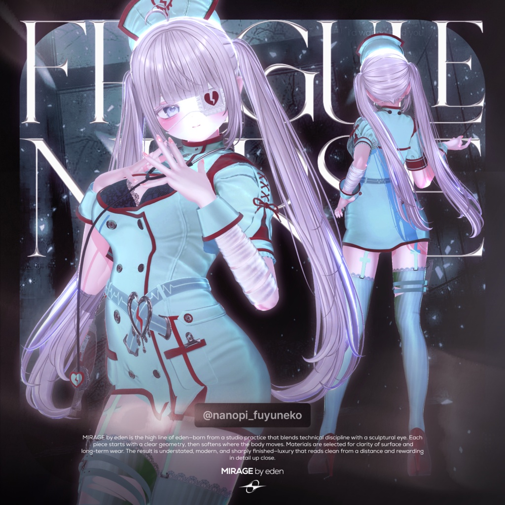 ✨セール中✨ Fragile_Nurse【20アバター対応】 🖤OPEN SALE🖤
