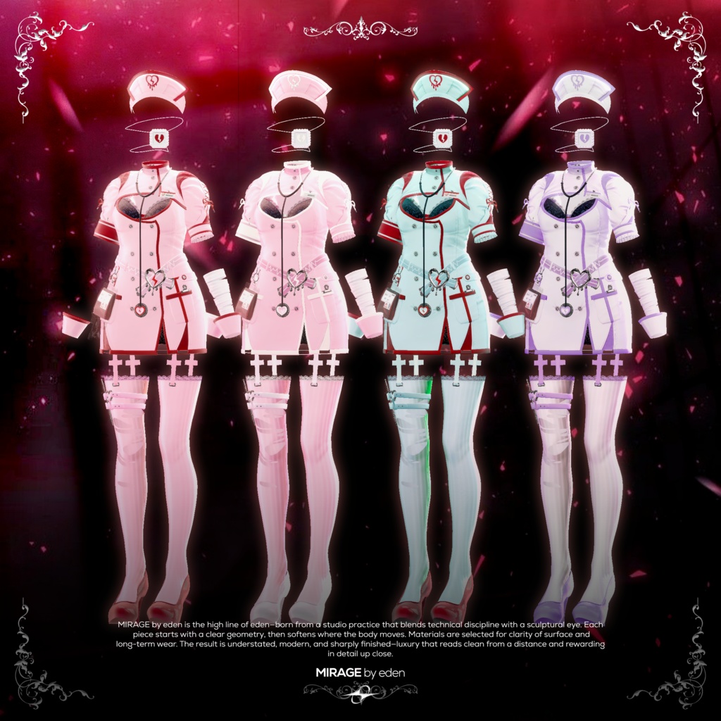 ✨セール中✨ Fragile_Nurse【20アバター対応】 🖤OPEN SALE🖤