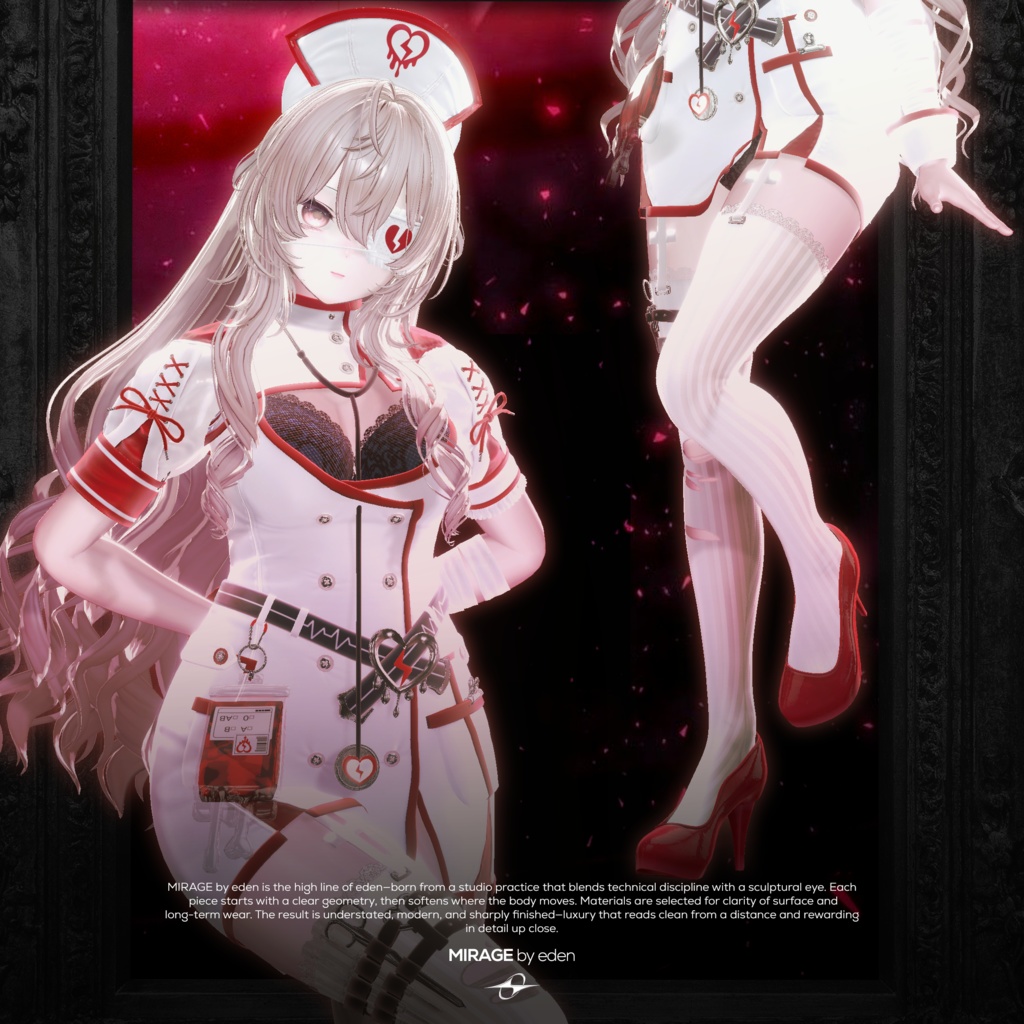 ✨セール中✨ Fragile_Nurse【20アバター対応】 🖤OPEN SALE🖤