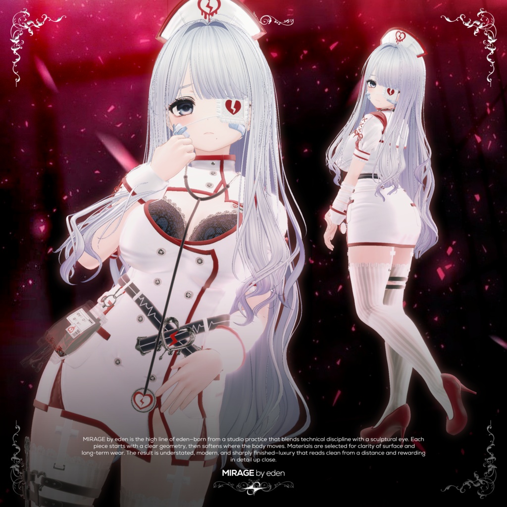 ✨セール中✨ Fragile_Nurse【20アバター対応】 🖤OPEN SALE🖤