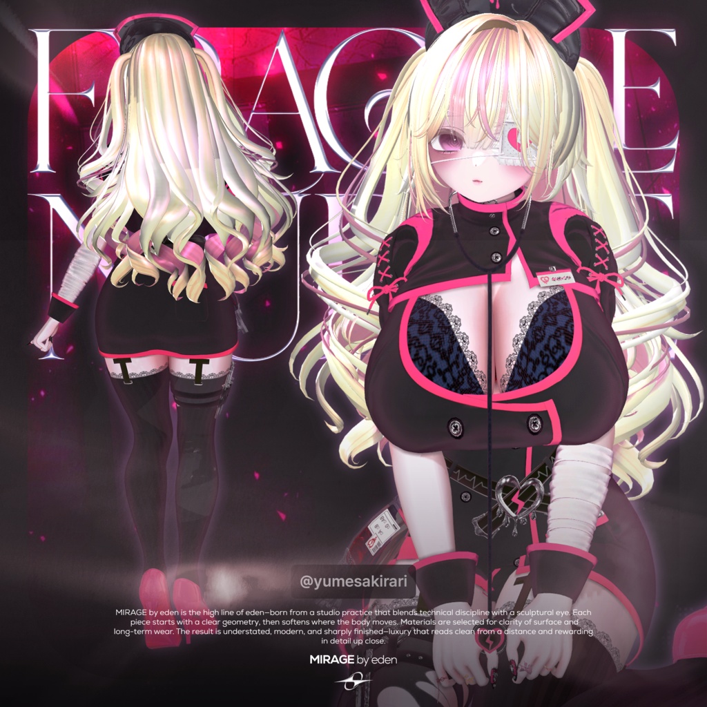 ✨セール中✨ Fragile_Nurse【20アバター対応】 🖤OPEN SALE🖤