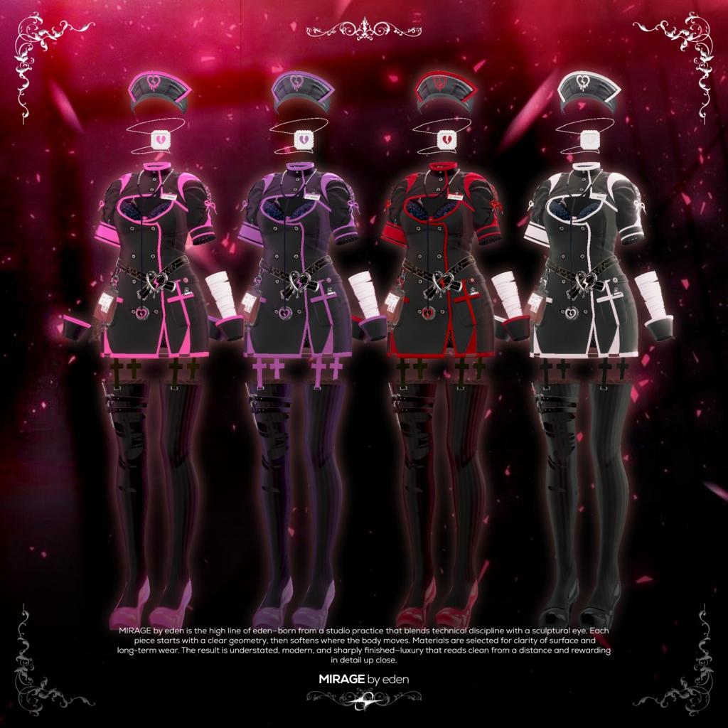 ✨セール中✨ Fragile_Nurse【20アバター対応】 🖤OPEN SALE🖤