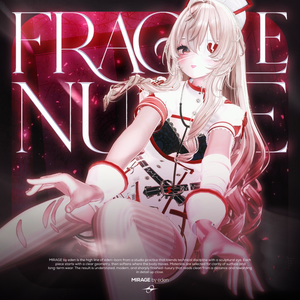 ✨セール中✨ Fragile_Nurse【20アバター対応】 🖤OPEN SALE🖤